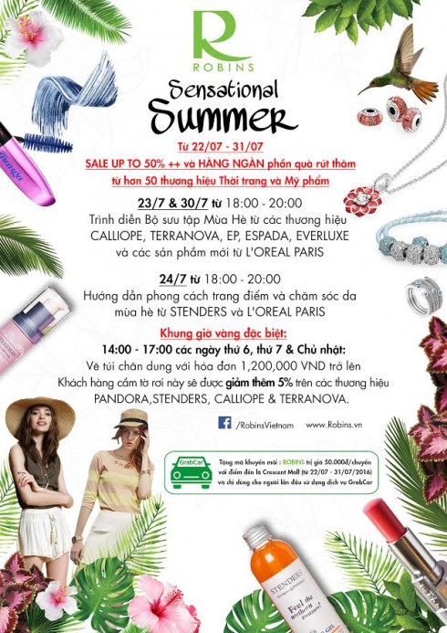 Chương trình khuyến mãi Sensational Summer Sale tại Crescent Mall-2