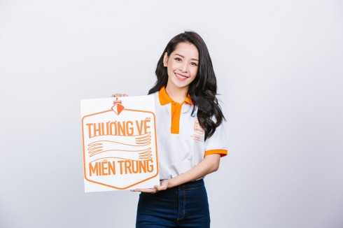 Chi Pu với bộ ảnh Thương về Miền Trung