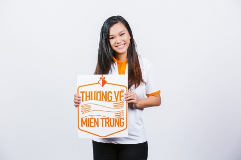 Phương Vy trong bộ ảnh thương về miền trung