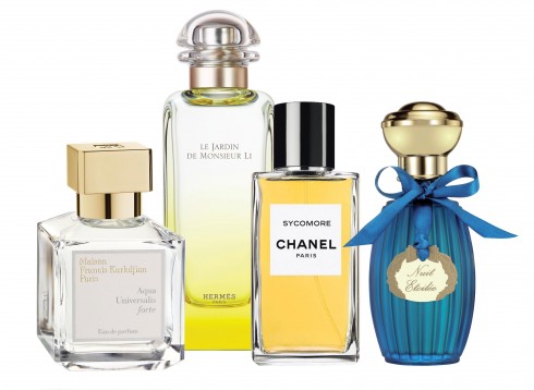 1. Aqua Universalis MAISON FRANCIS KURKDJIAN 2. Le Jardin de Monsieur Li HERMÈS 3. Les Exclusifs de Chanel Sycomore CHANEL 4. Nuit Etoilee ANNICK GOUTAL