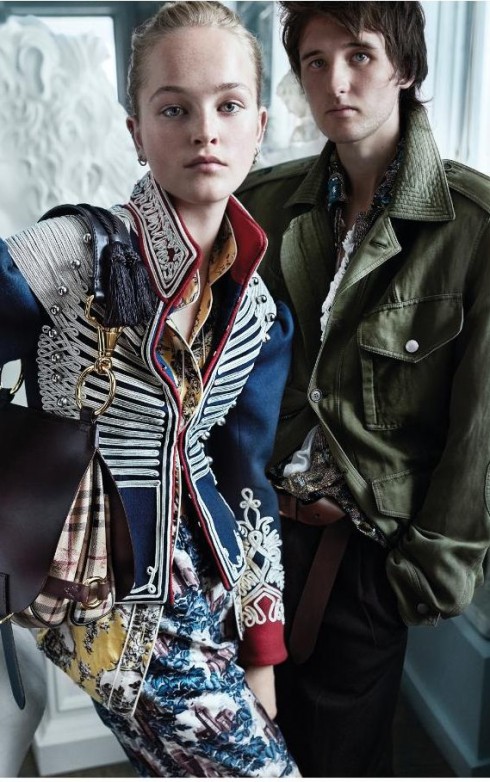 Hình ảnh quảng cáo BST Thu-Đông 2016 của Burberry