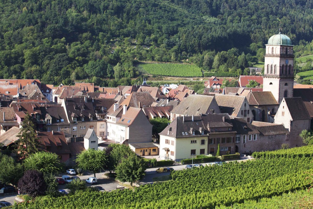 Làng Riquewihr bao bọc bởi các đồi nho xanh rì tại Alsace - ELLE VN