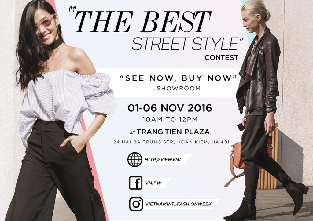 Bộ đôi Quán quân Vietnam’s Next Top Model lựa chọn phong cách đối lập xuống phố trước thềm Vietnam International Fashion Week Thu Đông 2016