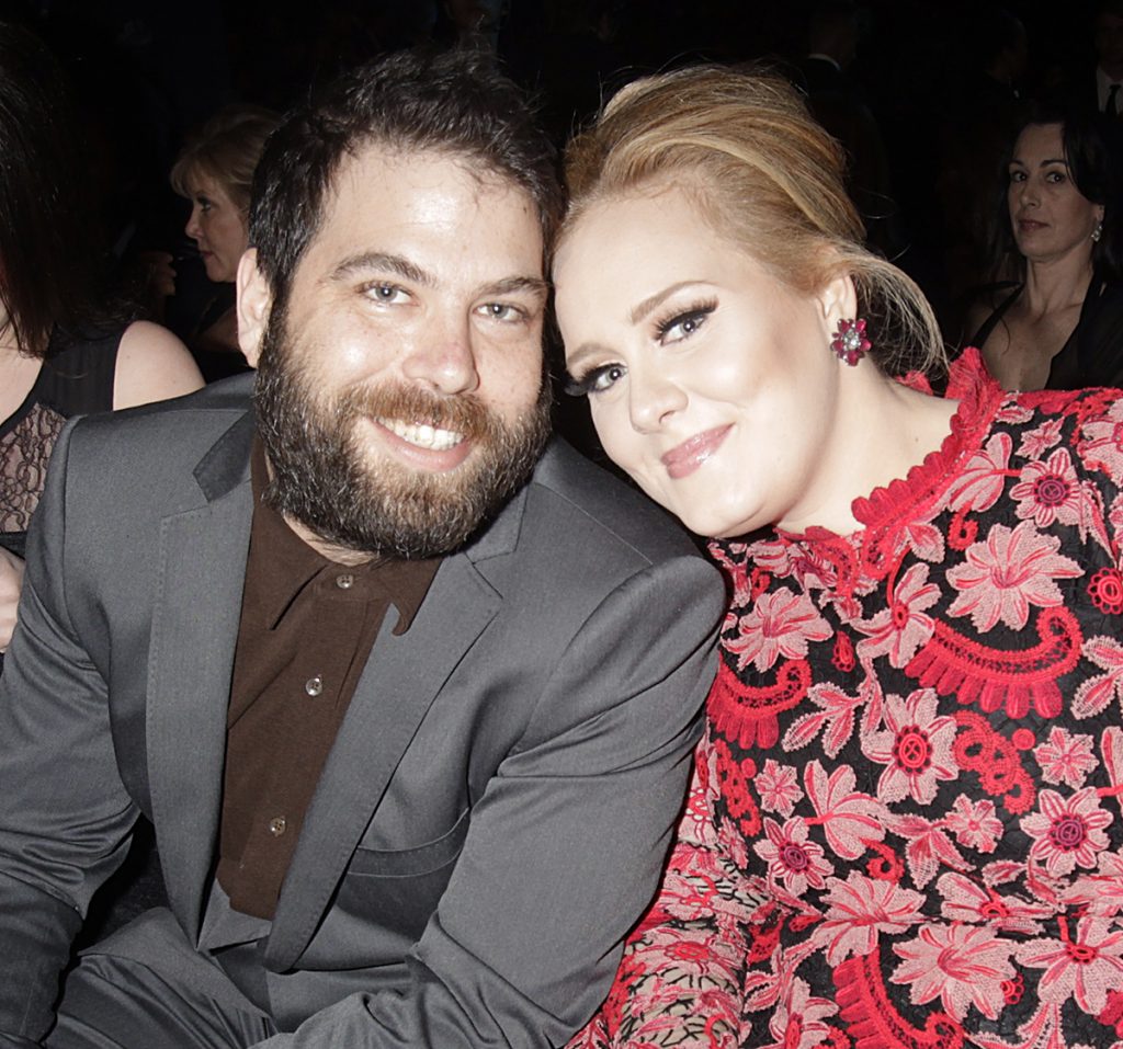 Ca sĩ Adele và bạn trai Simon Konecki.