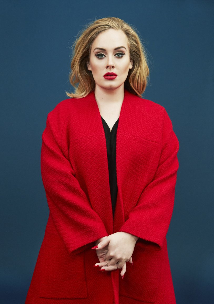 Ca sĩ Adele.