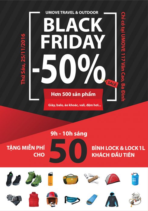 Ngày hội giảm giá đặc biệt Black Friday 2016