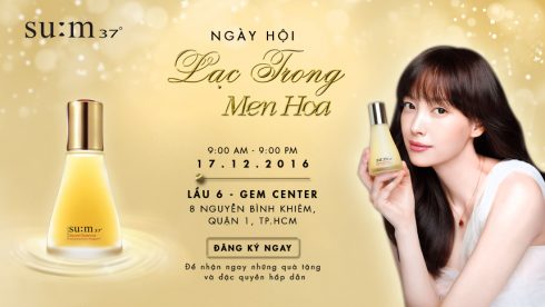 Lạc trong men hoa tại ngày hội với vô vàn quà tặng của su:m37 ELLE VN