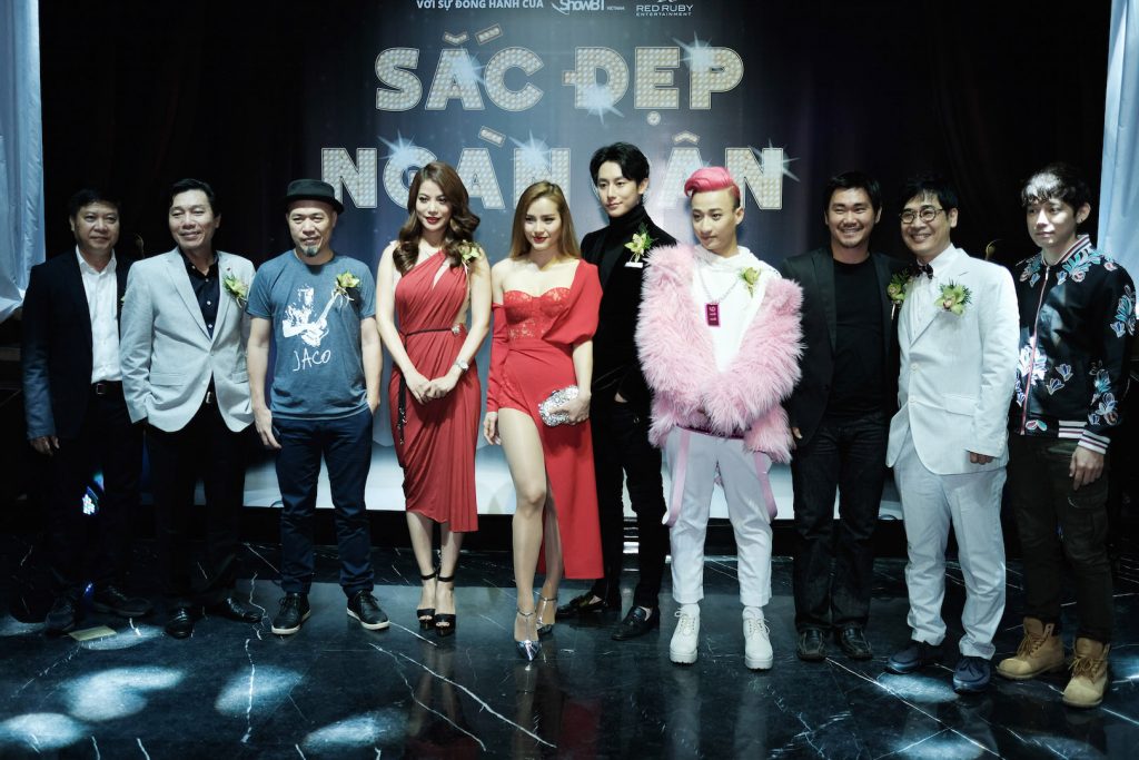 Rocker Nguyễn, Minh Hằng làm cặp đôi trong “Sắc đẹp ngàn cân” ELLE VN