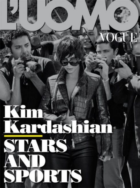 Hình ảnh cô Kim trên bìa Vogue Curvy
