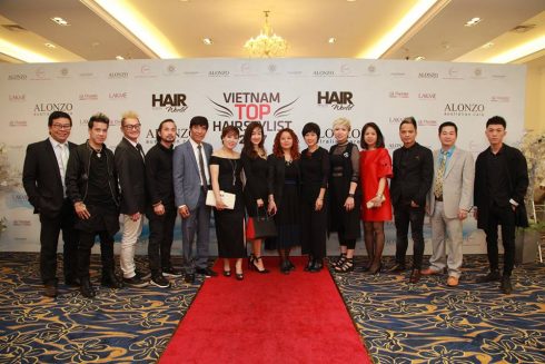Ban tổ chức Vietnam Top Hair Stylist 2017.
