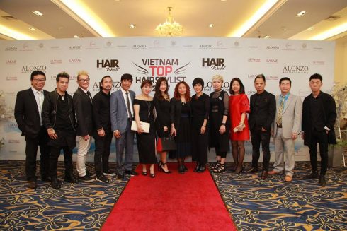 Ban tổ chức Vietnam Top Hair Stylist 2017.