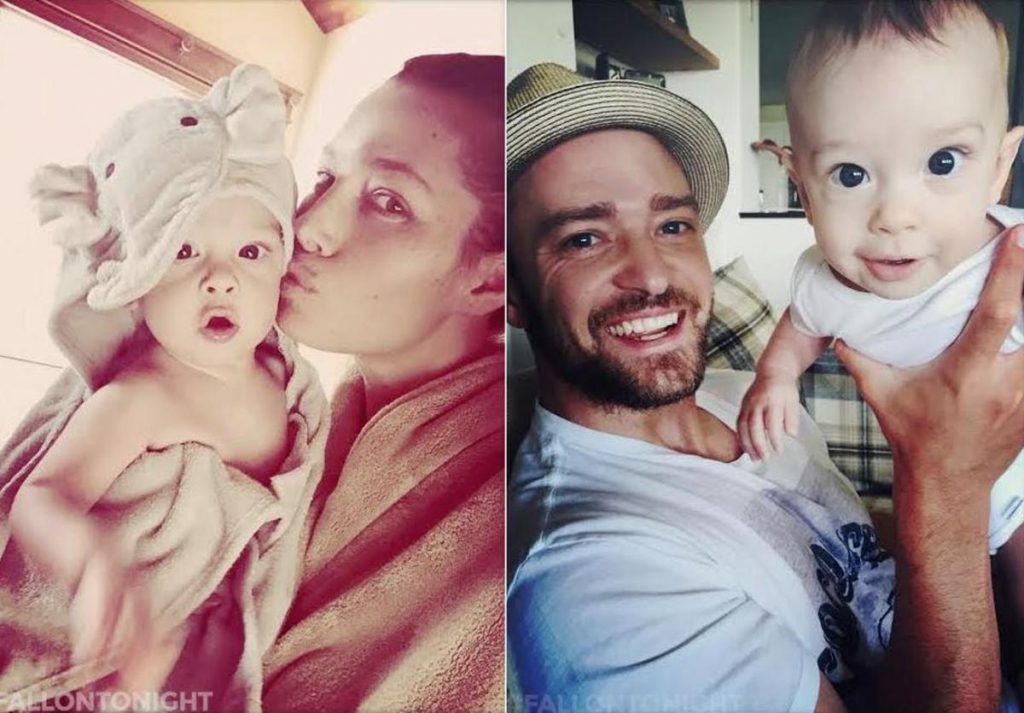 Justin Timberlake và Jessica Biel hạnh phúc cùng con trai