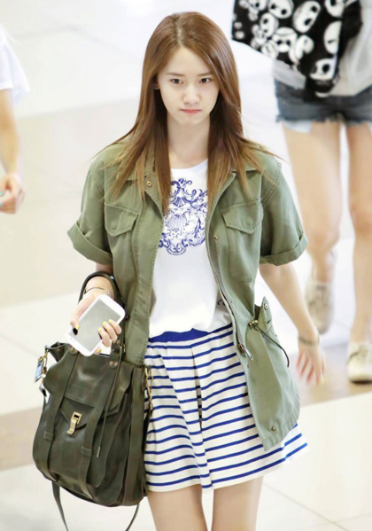 Đa phong cách xanh lá với cô nàng Yoona SNSD