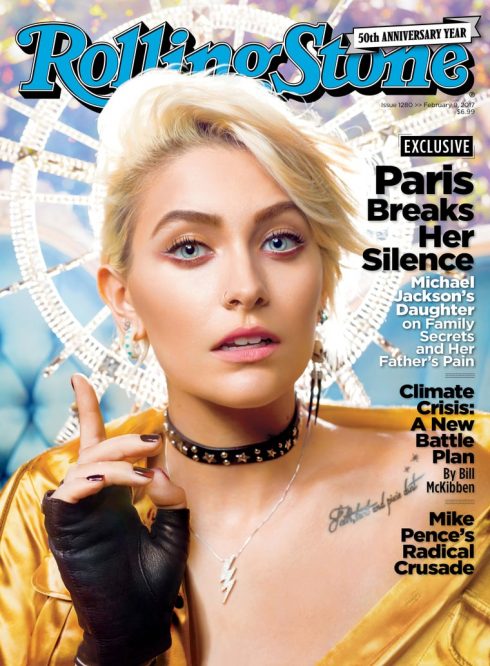 Con của Michael Jackson, Paris Jackson trên bìa tạp chí.