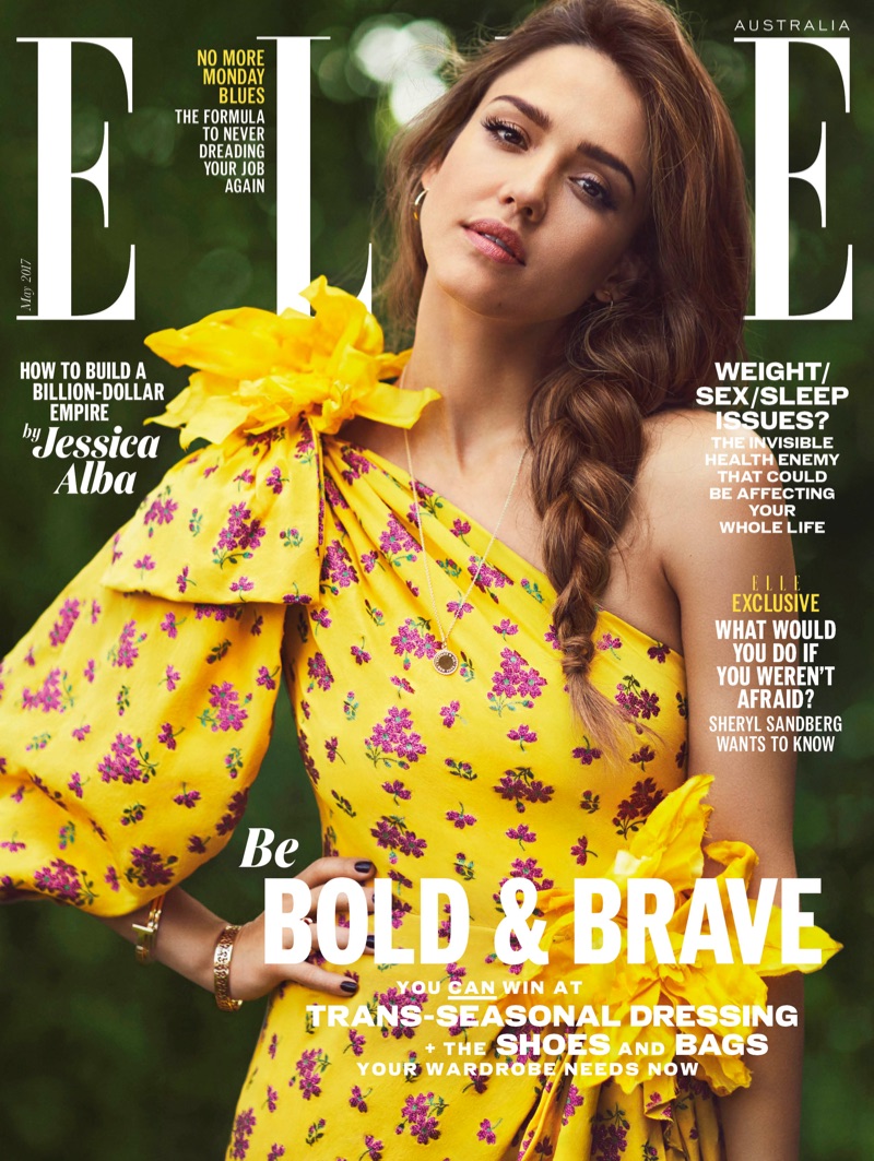 Jessica Alba trên bìa tạp chí ELLE Úc 05/2017