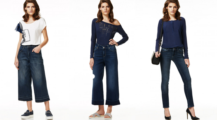 Trái tim và linh hồn của Liu Jo là dòng sản phẩm Bottom Up denim với chất liệu silicon xuyên suốt tích hợp vào chất liệu vải kết hợp đường may, vết cắt nối, chỉ tìm thấy ở Liu Jo giúp “hiệu chỉnh hoàn toàn form dáng cơ thể, tạo đường cong quyến rũ” như làn da thứ hai ôm trọn cơ thể từ vùng thắt lưng. Đây cũng là dòng sản phẩm chủ lực giúp Liu Jo có mặt tại 50 quốc gia trên thế giới với hơn 5,000 cửa hàng kinh doanh thời trang Liu Jo.