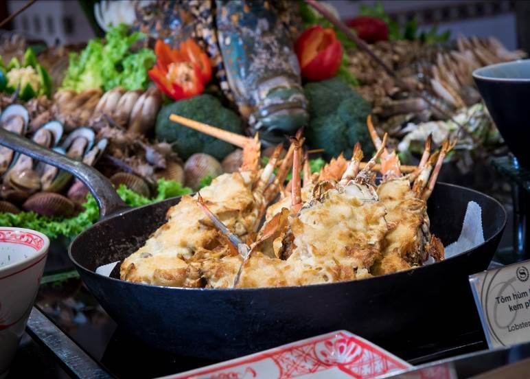 Buffet hải sản đã trở lại tại Oven D'OR ELLE VN