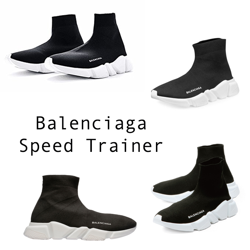 Demna Gvasalia - Giám đốc sáng tạo của Balenciaga đã cho ra mắt một sản phẩm giày mang tên Balenciaga Speed Trainer. Thiết kế này bao gồm: vớ đan, bộ giảm shock, nặng khoảng 240g ngoài ra biểu tượng Balenciaga được in nổi trên đế giày. 