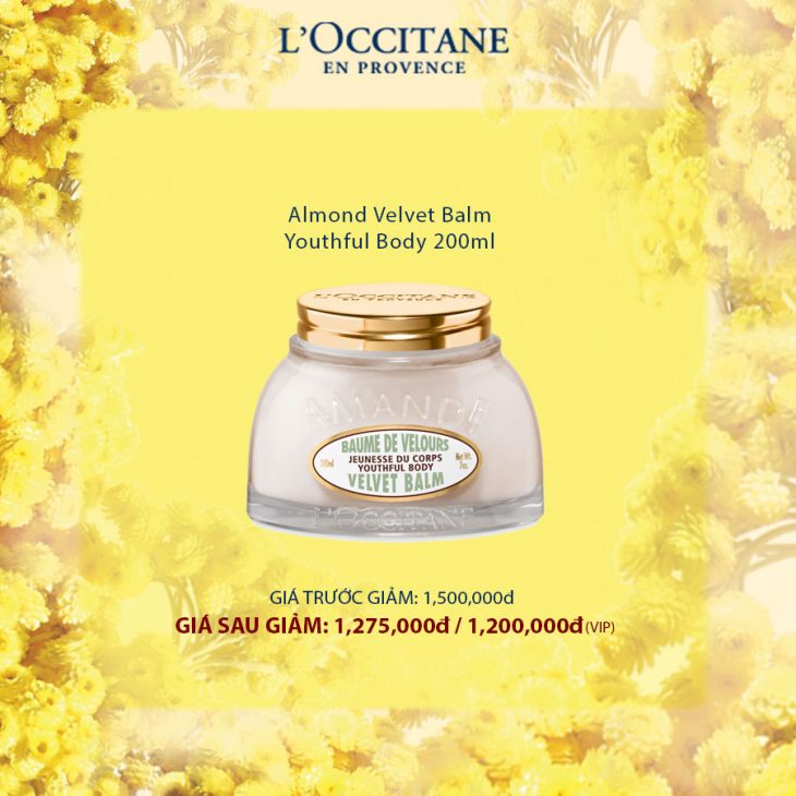 L’OCCITANE giam gia 30% 200 mat hang