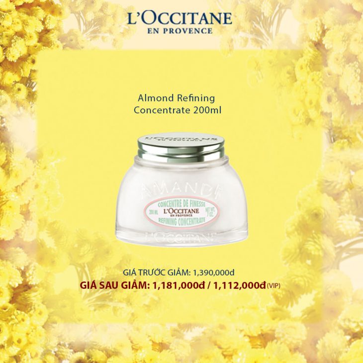 L’OCCITANE giam gia 30% 200 mat hang