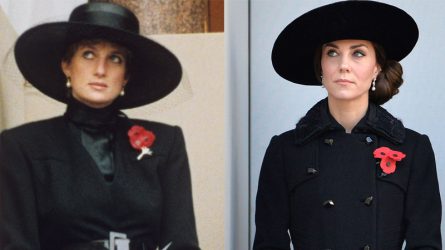 Kate Middleton kế thừa phong cách thời trang của Công nương Diana