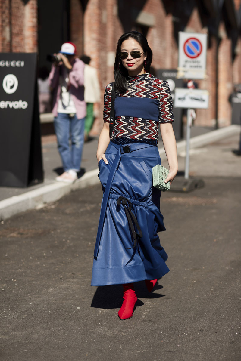 Gucci tràn ngập street style Milan Fashion Week Xuân - Hè 2018