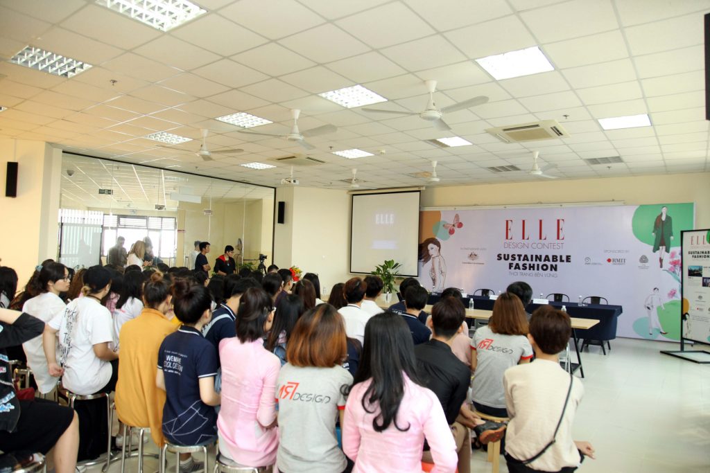 Toàn cảnh buổi giao lưu của cuộc thi ELLE Design Contest