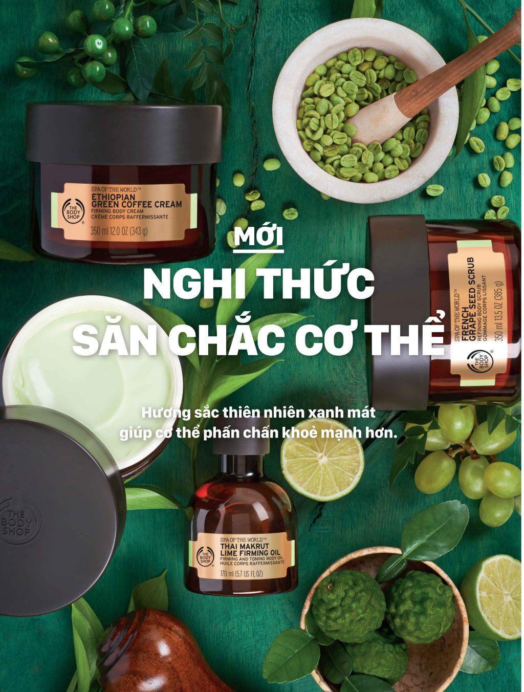 TẬN HƯỞNG MÙA HÈ THẬT XANH! NGHI THỨC SPA MỚI: SĂN CHẮC CƠ THỂ