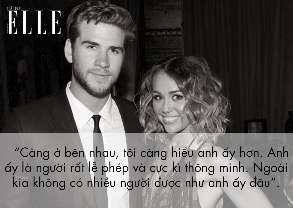 Miley Cyrus và 12 lời "thú tội" ngọt ngào dành cho người tình Liam Hemsworth