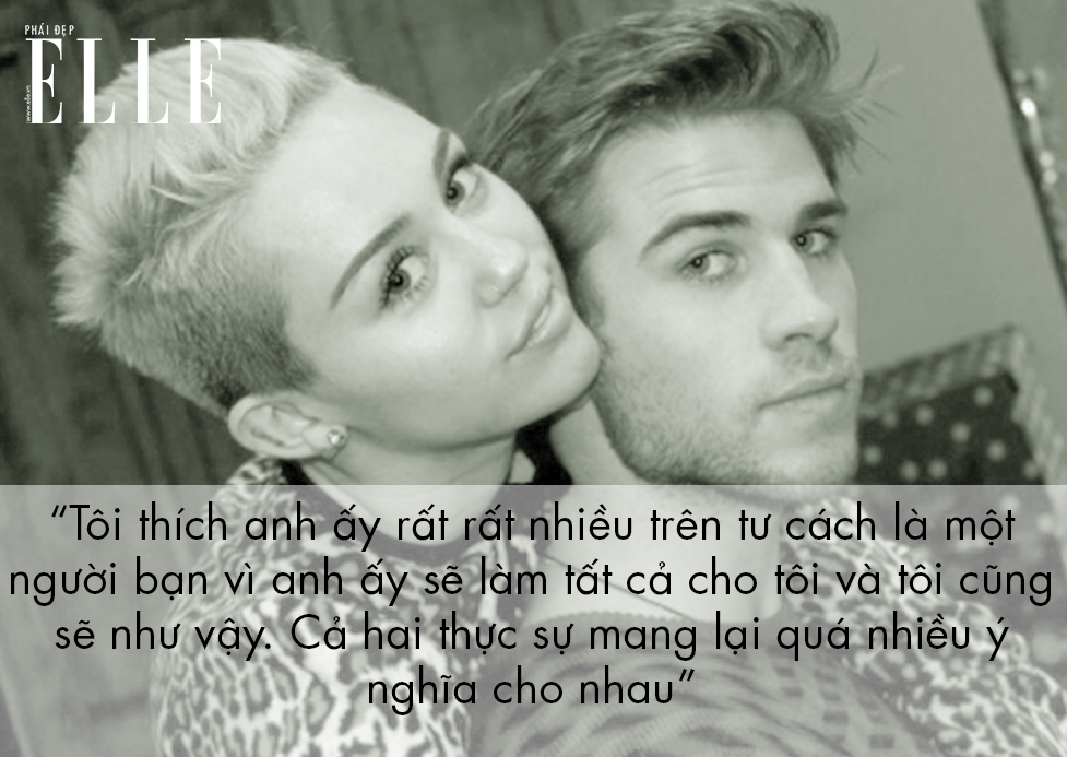 Miley Cyrus và 12 lời "thú tội" ngọt ngào dành cho người tình Liam Hemsworth
