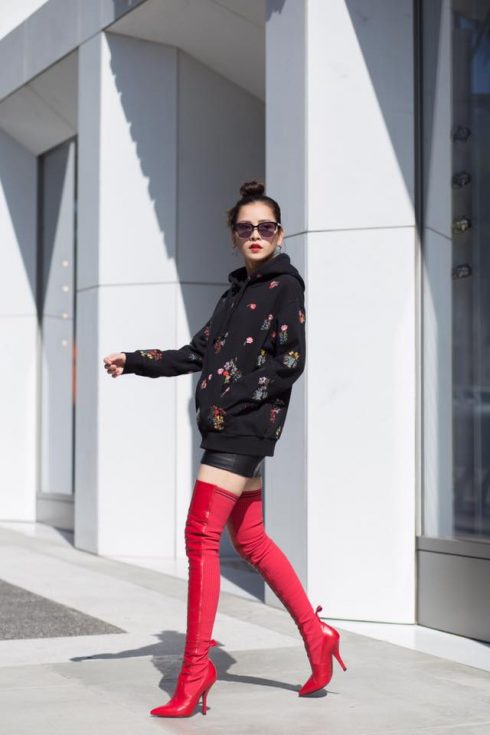 Gợi ý street style cùng giày boots cho mùa Thu-Đông 2017 từ các fashionista Việt