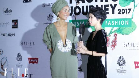 Người mẫu Bằng Lăng trở lại sàn diễn thời trang tại ELLE Fashion Show 2017