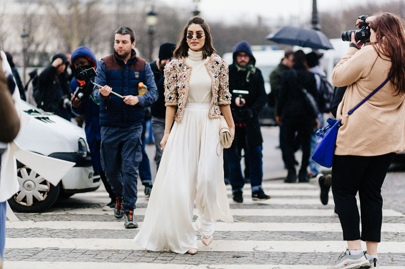 Sắc màu street style từ Tuần lễ thời trang Haute Couture mùa Xuân 2018