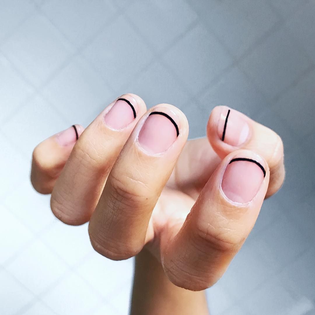 mẫu sơn móng tay đẹp kiểu Pháp 6 mẫu sơn móng tay đẹp kiểu Pháp 6