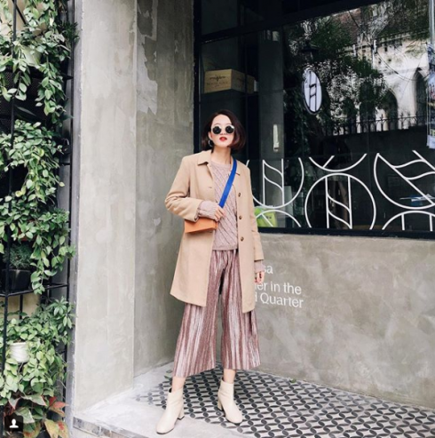 Các fashionista Việt mặc gì để nổi bật trong street style xuống phố tháng 2