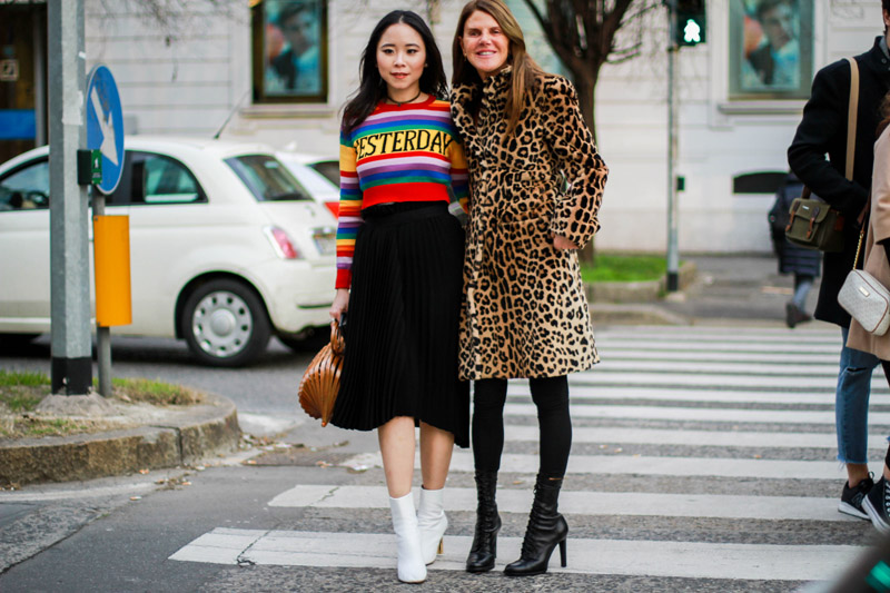 Phong cách street style đặc sắc ủng hộ các nhà mốt cựu trào tại Milan Thu – Đông 2018