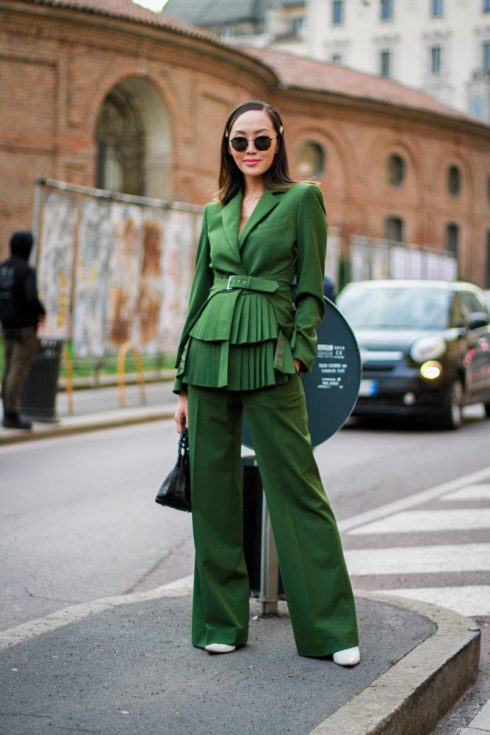 Phong cách street style đặc sắc ủng hộ các nhà mốt cựu trào tại Milan Thu – Đông 2018