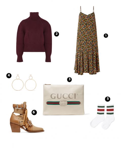 Look 2: Bottega Veneta – Ganni – Gucci – Natasha Schweitzer – Gucci – Chlóe