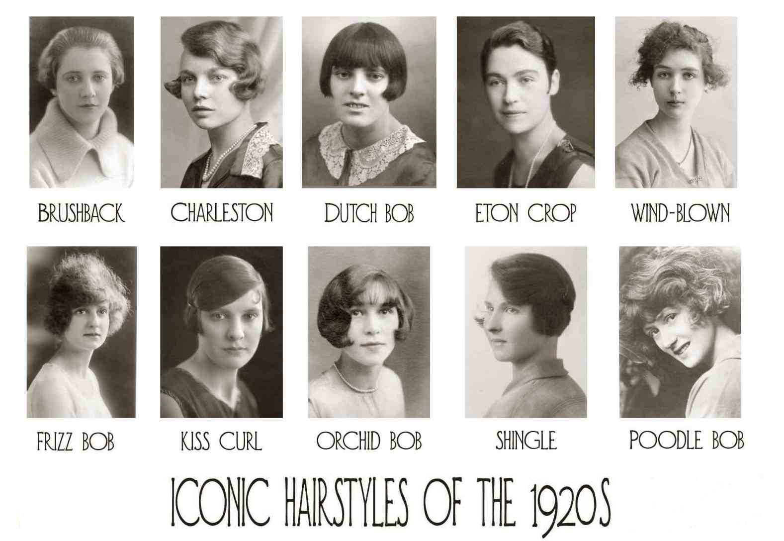 Các kiểu tóc bob phổ biến trong thập niên 1920