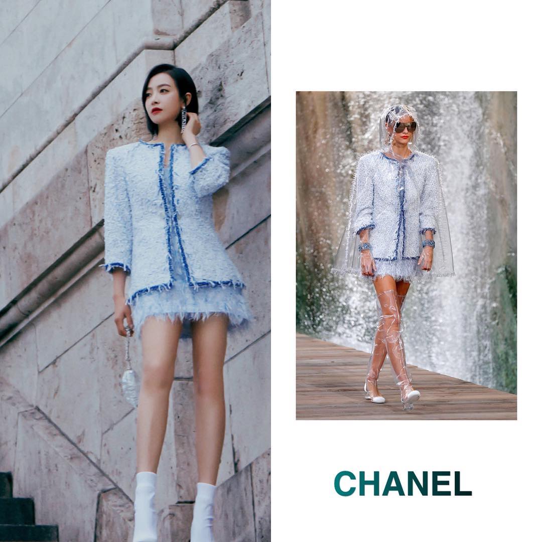 Vợ chồng Châu Kiệt Luân sánh đôi trên hàng ghế đầu show Chanel Thu - Đông 2018