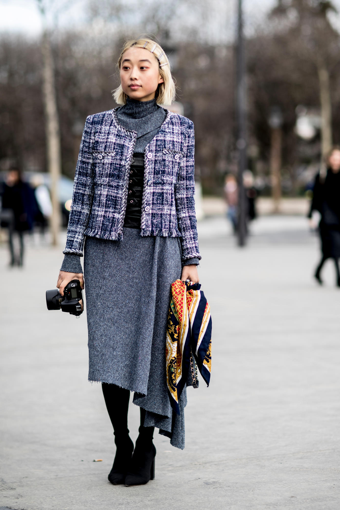 Thương hiệu Chanel street style Tuần lễ thời trang Paris 10