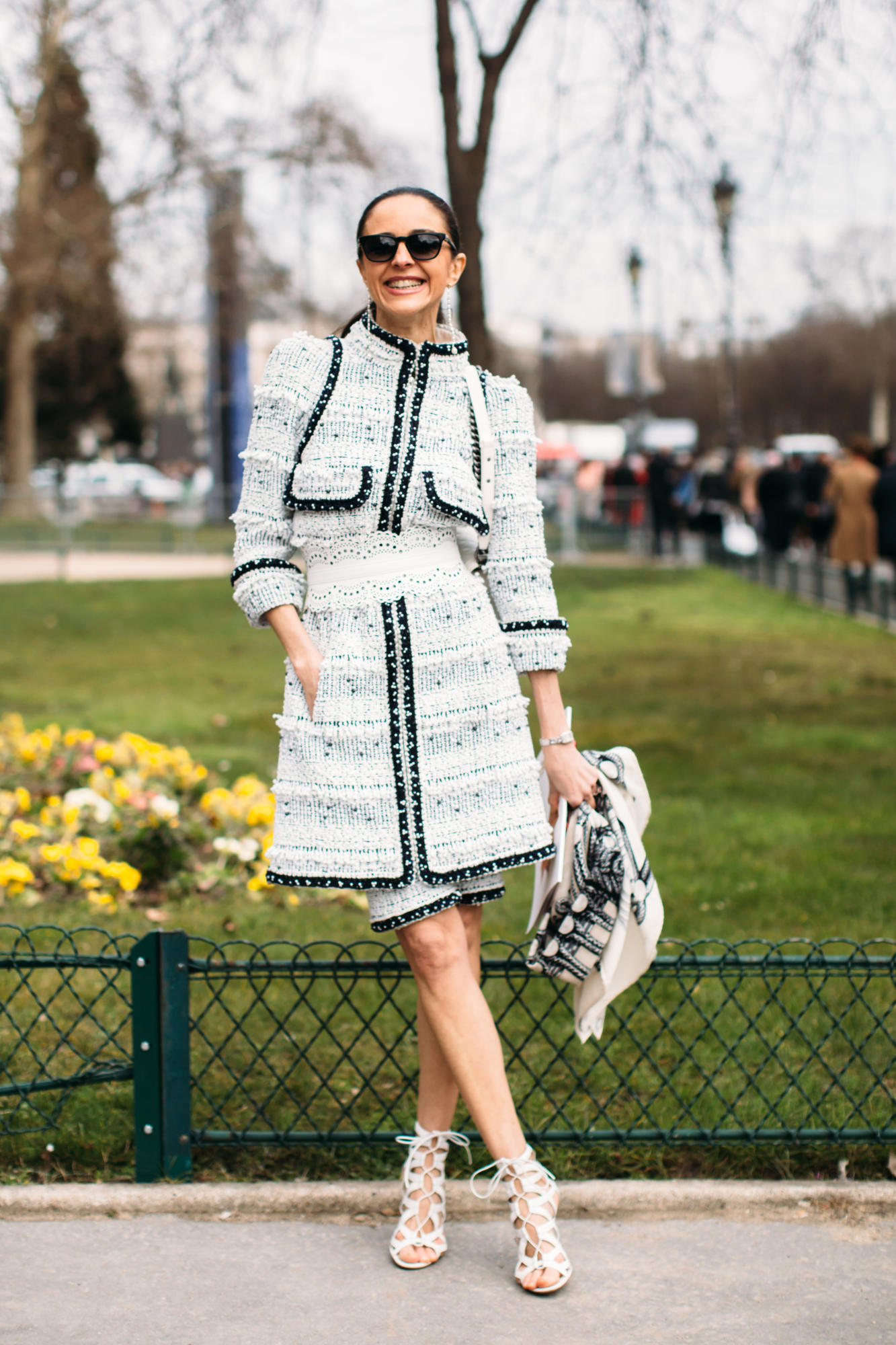Thương hiệu Chanel street style Tuần lễ thời trang Paris 13