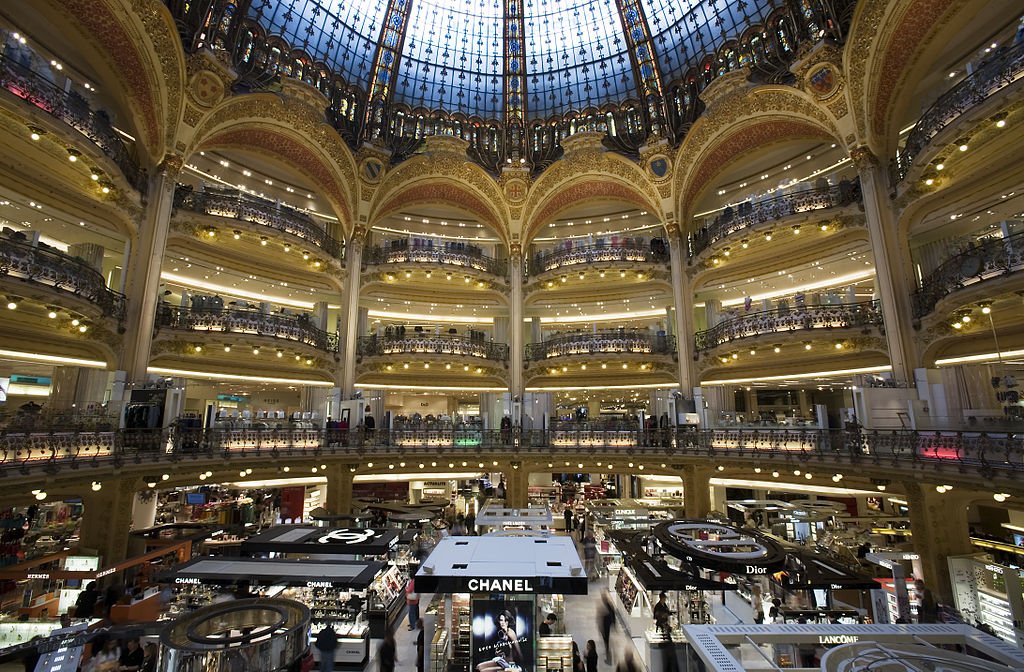 du lịch paris mua sắm mỹ phẩm galeries lafayette 