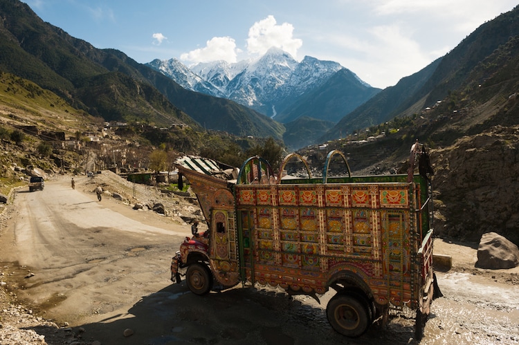 xe tải leng keng ở Pakistan 4