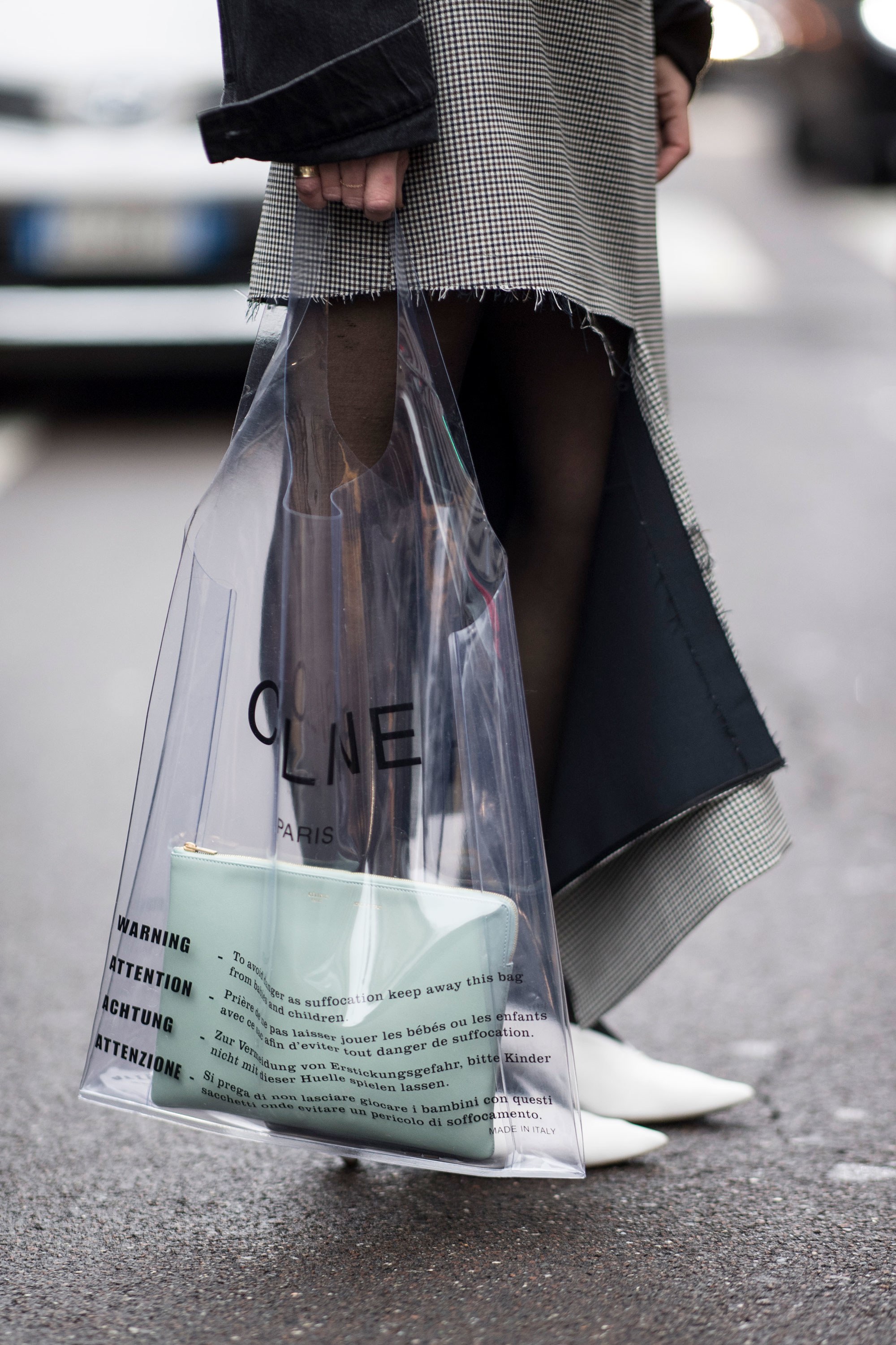 Celine Paris Clear Plastic Bags | SEMA Data Co-op