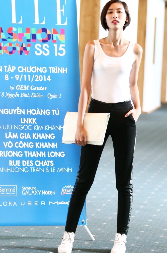 ellevn elle fashion show rehearsal