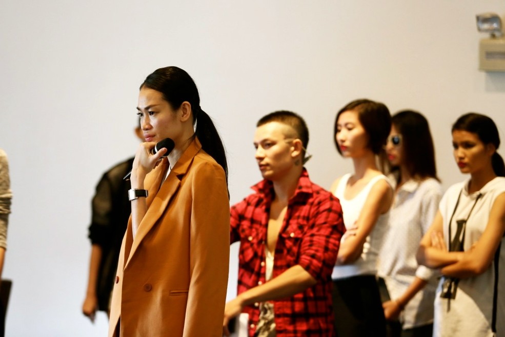 ellevn elle fashion show rehearsal
