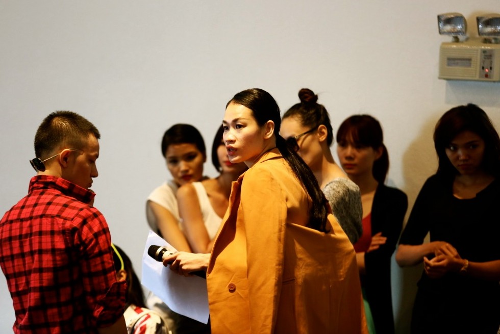 ellevn elle fashion show rehearsal