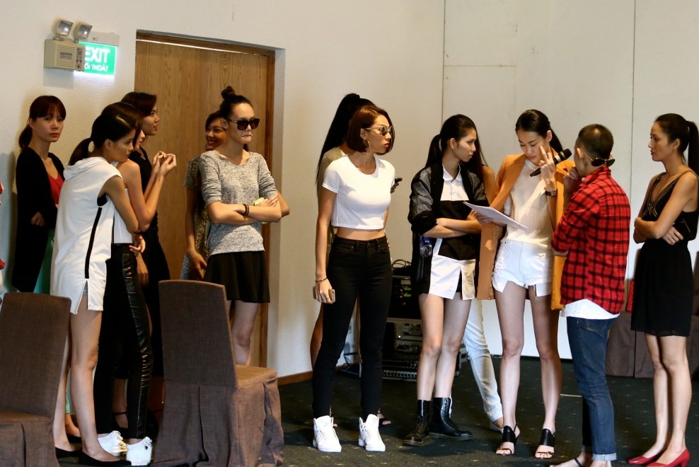 ellevn elle fashion show rehearsal