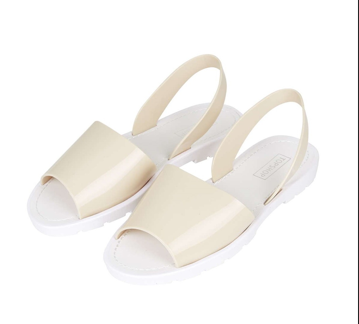 thoi trang giay dep jelly shoes topshop